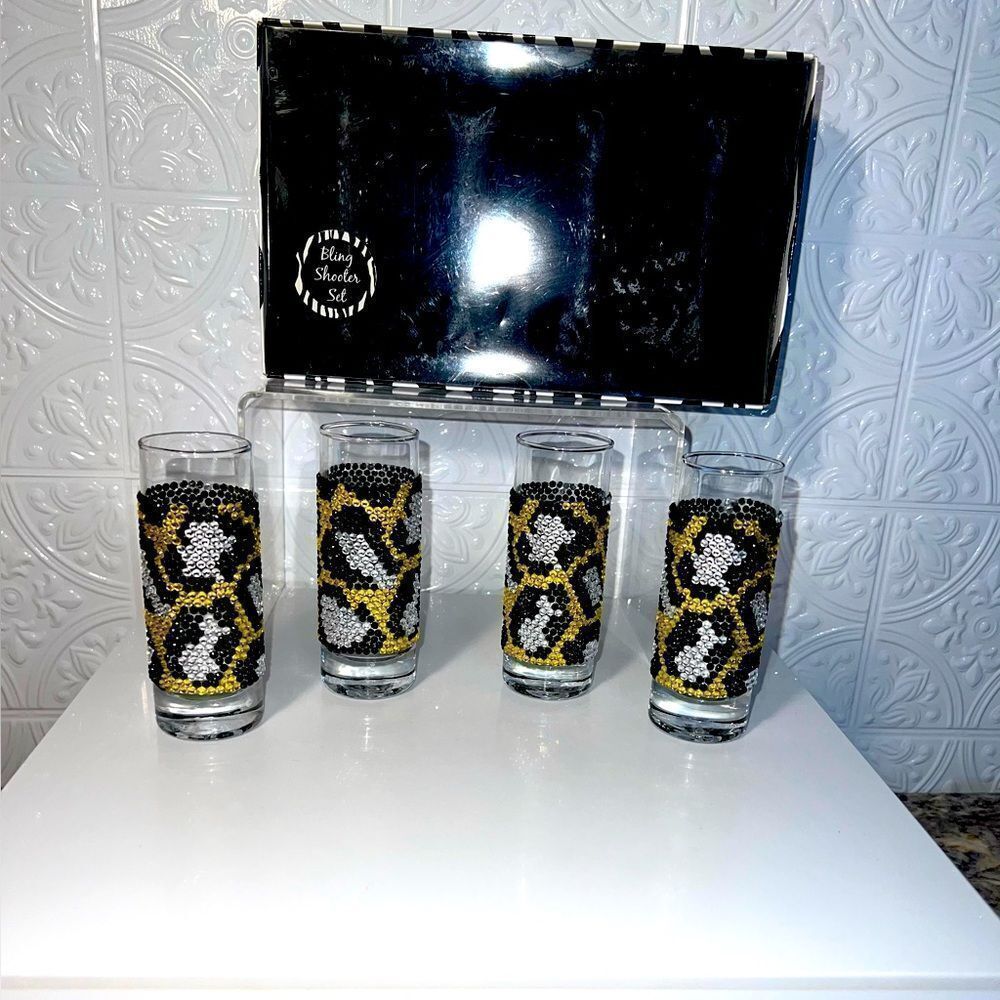 NIB SET Bling Shooter Shot Glasses